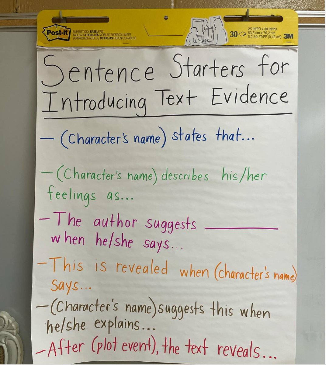 Looking to level up your Ss' analytical writing skills? Check out these sentence stems, from educator @Kasey_Kiehl!