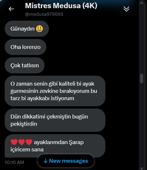 LorenzoLam67499's tweet photo. Güzeller güzeli Tanrıçam @medusa979695 tarafından onaylanmışımıdır.
"Ayaklarımdan şarap içireceğim sana" dedi...
#Mistress #feetfetish #Trampling #feetworship #ayaklarımıyala #worshipfeet #throattrampling https://t.co/ic7m7v73o3