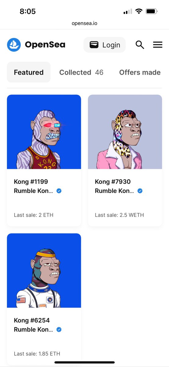 Madr4 just completed the Rare Fur tri-fecta, with the signing of Kong #6254.

This team is something special.