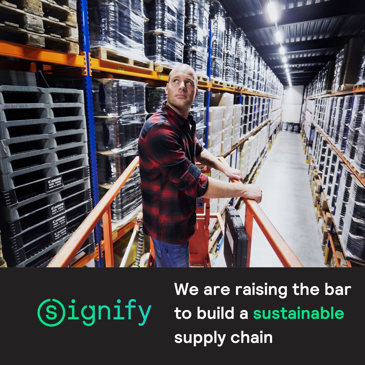 We partner with suppliers who prioritize sustainability as strongly as we do, those who provide a safe working environment, treat workers with respect and work in an environmentally responsible way. Find out more 👉 signify.co/3TmjRKs #BrighterLivesBetterWorld