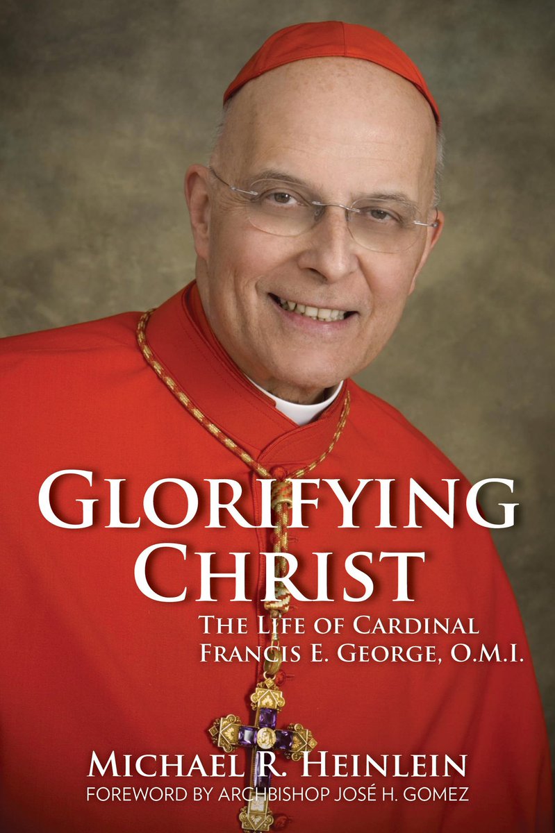 Grateful to learn that “Glorifying Christ: The Life of Cardinal Francis E. George, O.M.I.” has been selected as a finalist for the Association of Catholic Publishers’ @CatholicPubs 2024 Excellence in Publishing award in the Biography category. To Christ be glory in the Church!