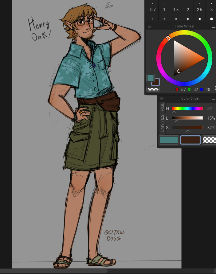 Citrusbugz's tweet photo. Henry! Henry Oak! :0 #DungeonsandDaddies #dnddads #dndaddies https://t.co/tpETLuXVJe