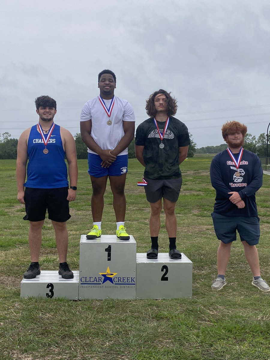 Clear Springs Football (@clear_springsfb) on Twitter photo Congrats to <a href="/ZaqwaunNunn/">Zaqwaun Nunn</a> for winning the District Championship and <a href="/Cody_Grasha/">Cody Grasha</a> for placing 3rd in shot!
#BOLTUP⚡️ Congrats to <a href="/ZaqwaunNunn/">Zaqwaun Nunn</a> for winning the District Championship and <a href="/Cody_Grasha/">Cody Grasha</a> for placing 3rd in shot!
#BOLTUP⚡️