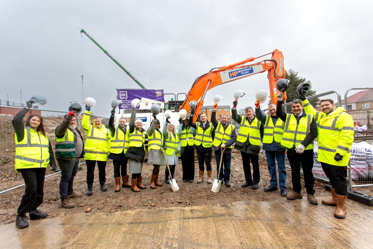 We have officially marked the start of work on two regeneration schemes in Hayes, in partnership with @Hillingdon, with a 'spade in the ground' event. The first phase will create 110 new homes, 30 at Avondale Drive and 80 at Hayes Town Centre. 🔗tinyurl.com/36btmfhs