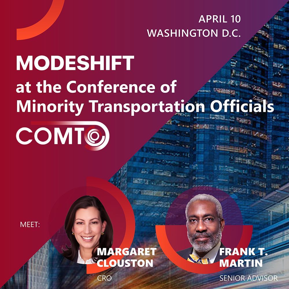 GoModeshift's tweet image. We are thrilled to celebrate ten exceptional women in the transportation sector at the upcoming COMTO Conference. Our team is excited to support #WomenInTransit and stand with the community in honoring these remarkable female professionals. 🎉👩‍💼 

#COMTO #publictransit