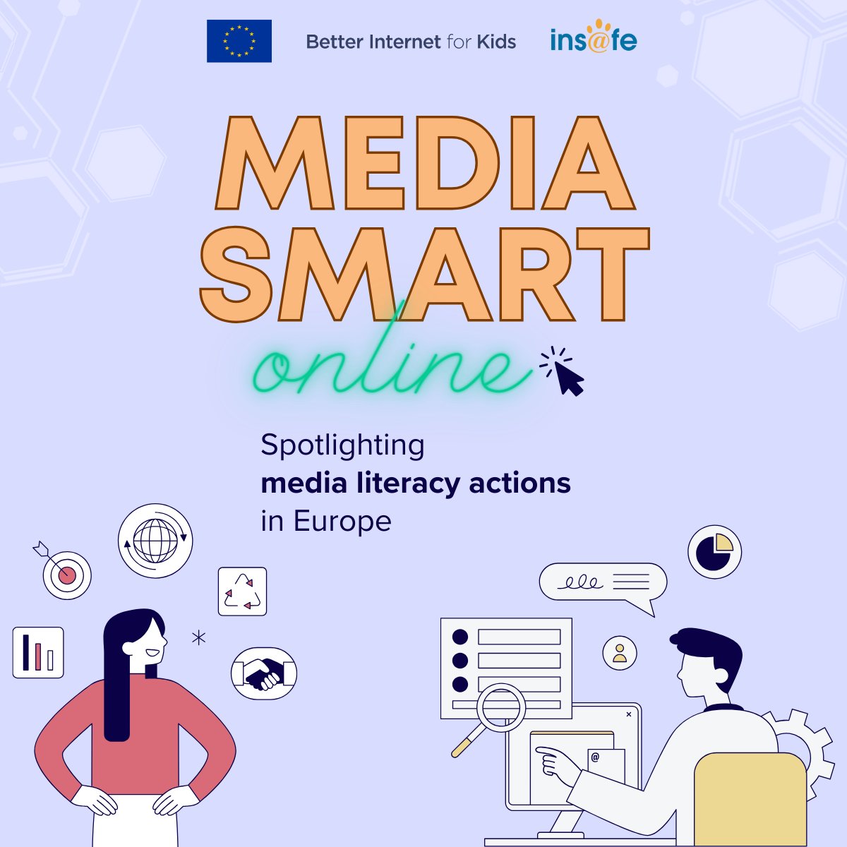 🎯Parents and caregivers, this is for you!
🤔Do you want to know how to start a conversation about #MediaLiteracy with your children?
👉 fb.watch/rbHrBMlFUC/

This great resource from our partners in 🇵🇱 is for the #MediaSmartOnline campaign, highlighting  initiatives in 🇪🇺!