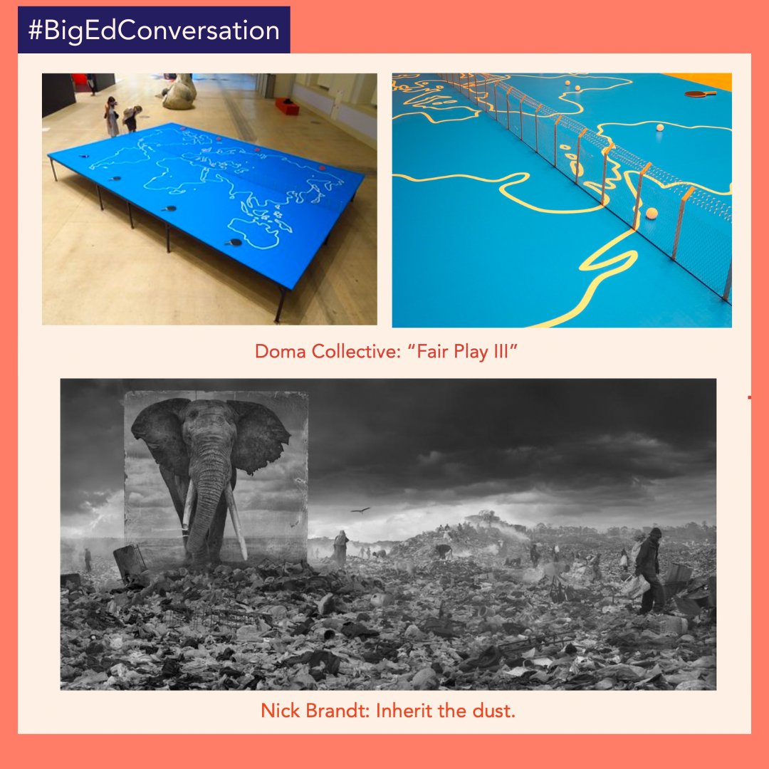 🥳 We loved participating in the #BigEdConversation with <a href="/catesco/">CATESCO</a> and <a href="/3ART_Educa/">@3Art</a> who showed us how contemporary #art can inspire creative and inclusive conversations about the future of #education 💙

Here's some of our favourite artworks from the conversation🎨
