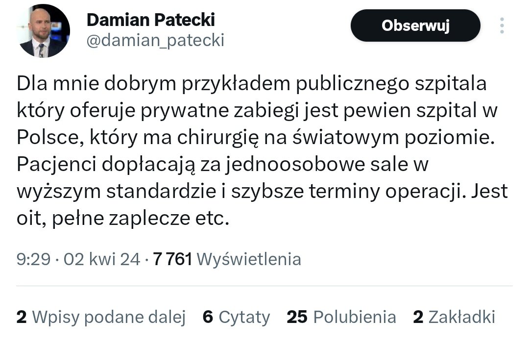 Niesamowite jak Polacy znormalizowali korpucję w służbie zdrowia. No przepraszamy panią ale zabieg będzie za dwa lata, no chyba że pani zapłaci to za dwa tygodnie.