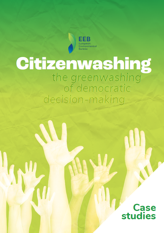 What is #citizenwashing? And how can we ensure that participatory processes don't commit it? 🤔💡 Check out our new case study on the 'greenwashing of democracy' 🔗👉 eeb.org/library/case-s… #KnowledgeIsPower