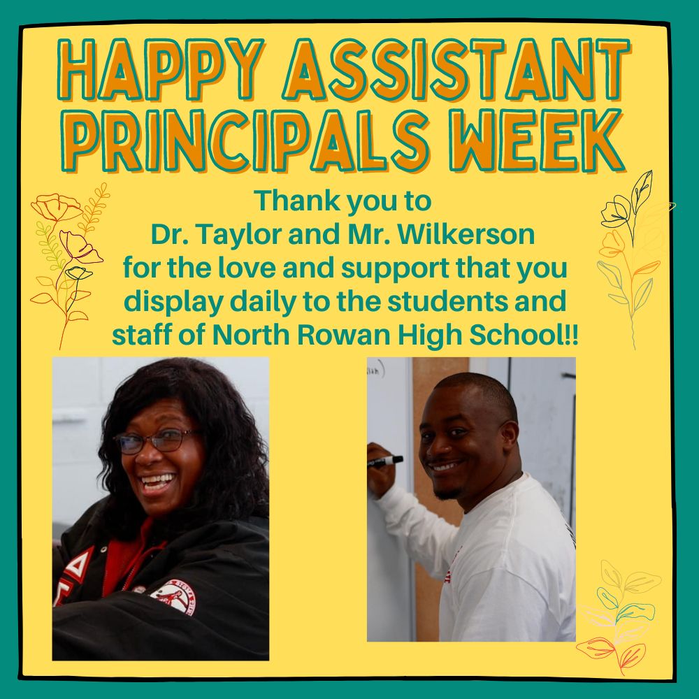 Thank you Dr. Taylor and Mr. Wilkerson for all that you do!