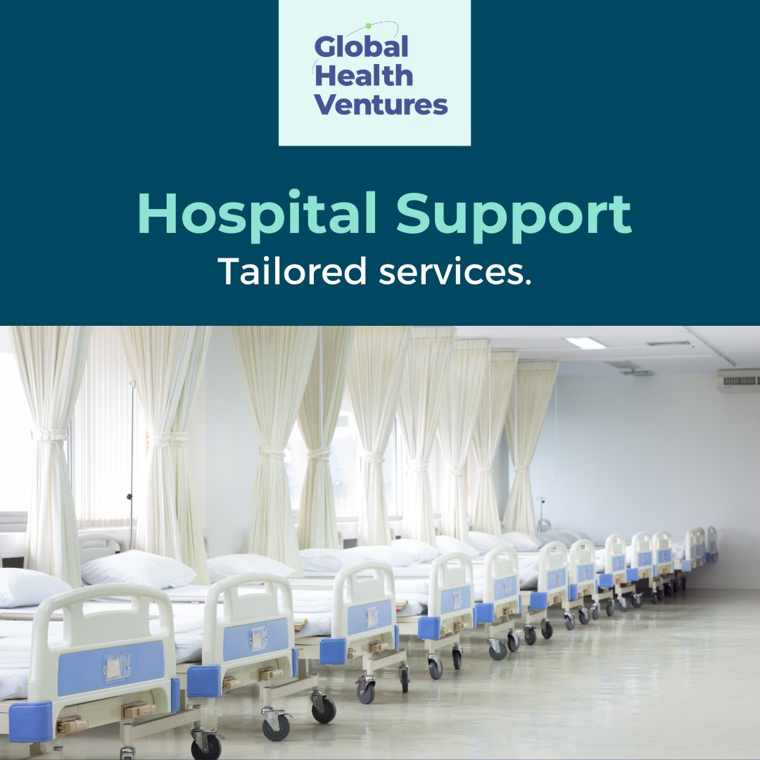 GlobalHealth_v's tweet image. Global Health Ventures is committed to transforming hospital support. Our bespoke solutions include advanced technology integration, comprehensive staff training, strategic consultancy, and regulatory compliance guidance.