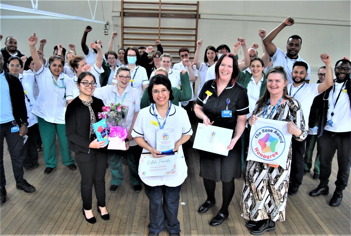 One of our amazing physiotherapists, Radhika Fernandes, who went out of her way to support, motivate, and encourage a patient who was scared of falling, has won a KGH ROSE Award. See: kgh.nhs.uk/news/physiothe…