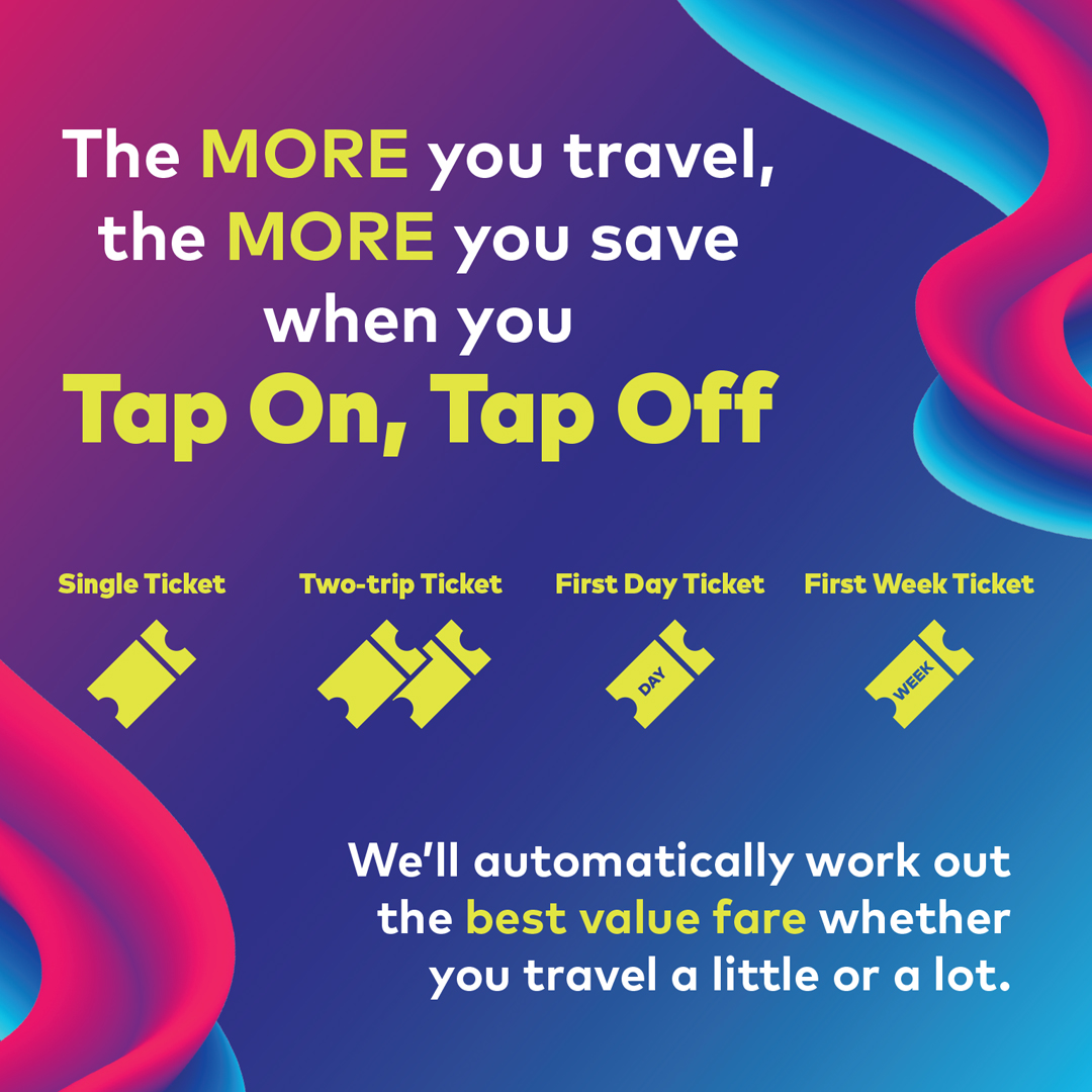 Get the best value fare with Tap On, Tap Off payments! We'll cap your fare based on the journeys you travel. Simply tap on as you board and tap off on the reader or at the driver's ticket machine. Tap & Go: firstAberdeen.com/TOTO