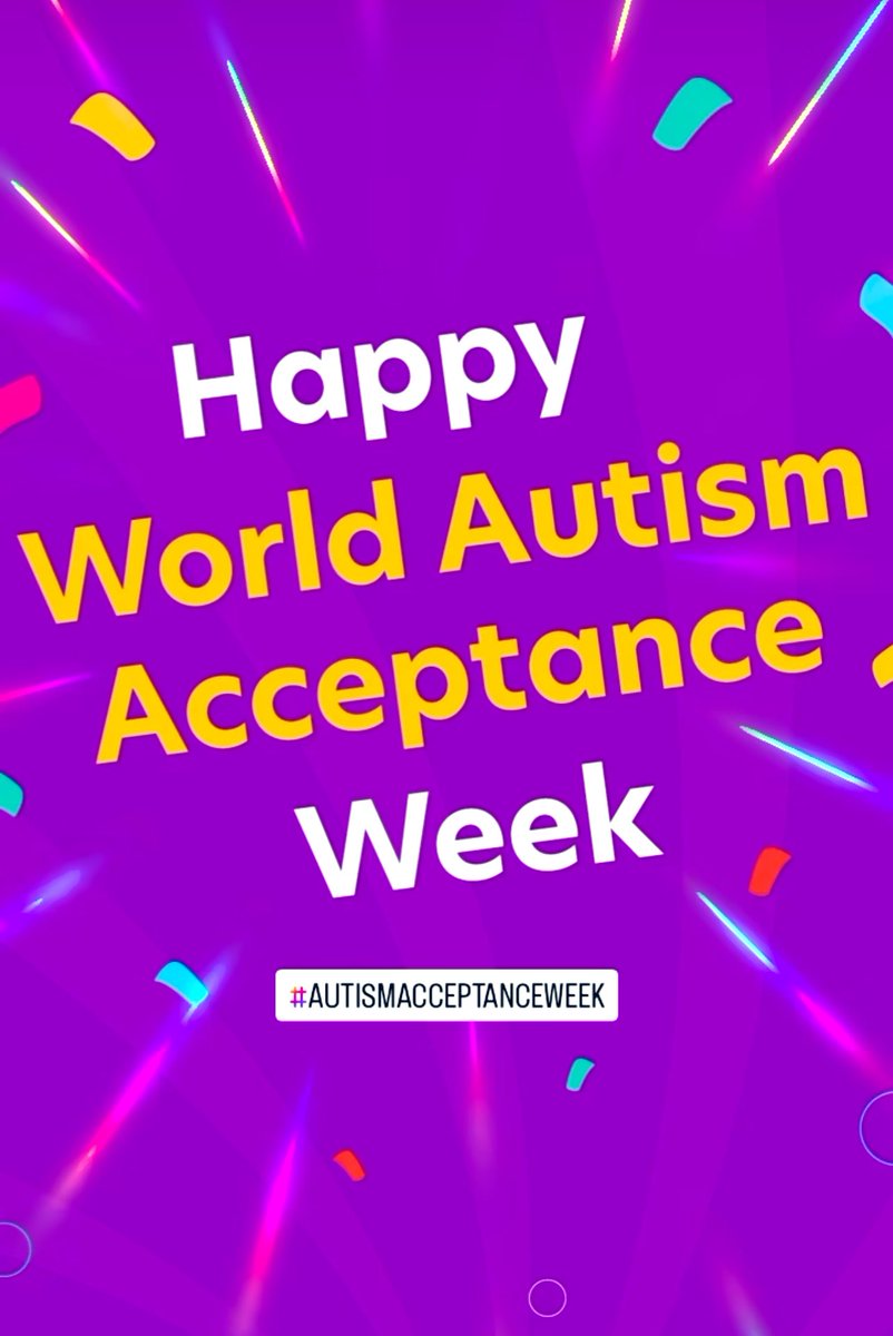 World Autism Acceptance Week 2nd - 9th April. My three babies are thriving and enjoying life. Big up to the @Autism massive!!! #AutismAcceptanceWeek