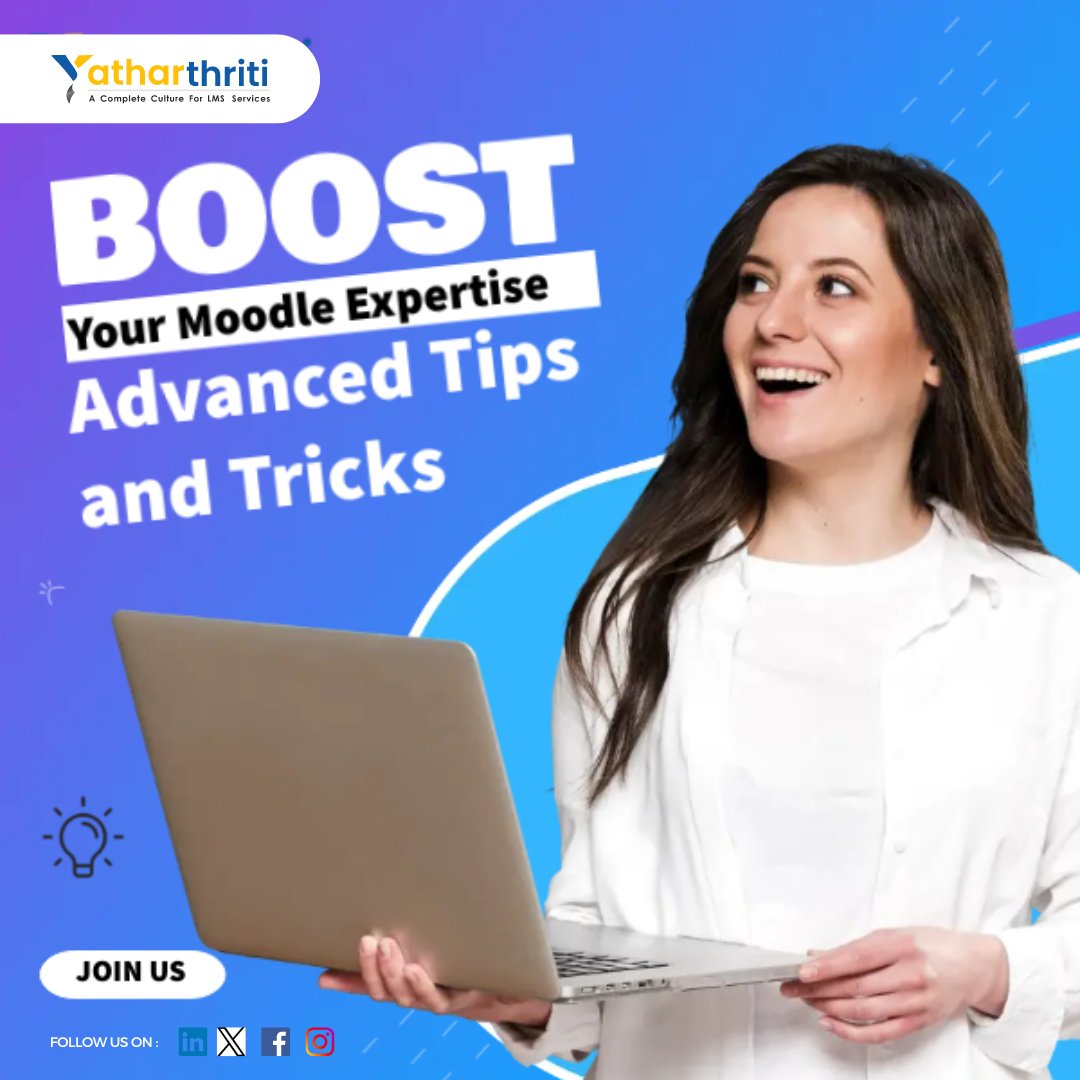YatharthritiLtd's tweet image. Boost Your Moodle Expertise: 📷📷 Advanced Tips and Tricks for Creating Engaging Courses
Read the full article here: 📷 bit.ly/3vqZwfj
#moodledevelopment #yatharthriti #moodleservices #lmssolutions 📷