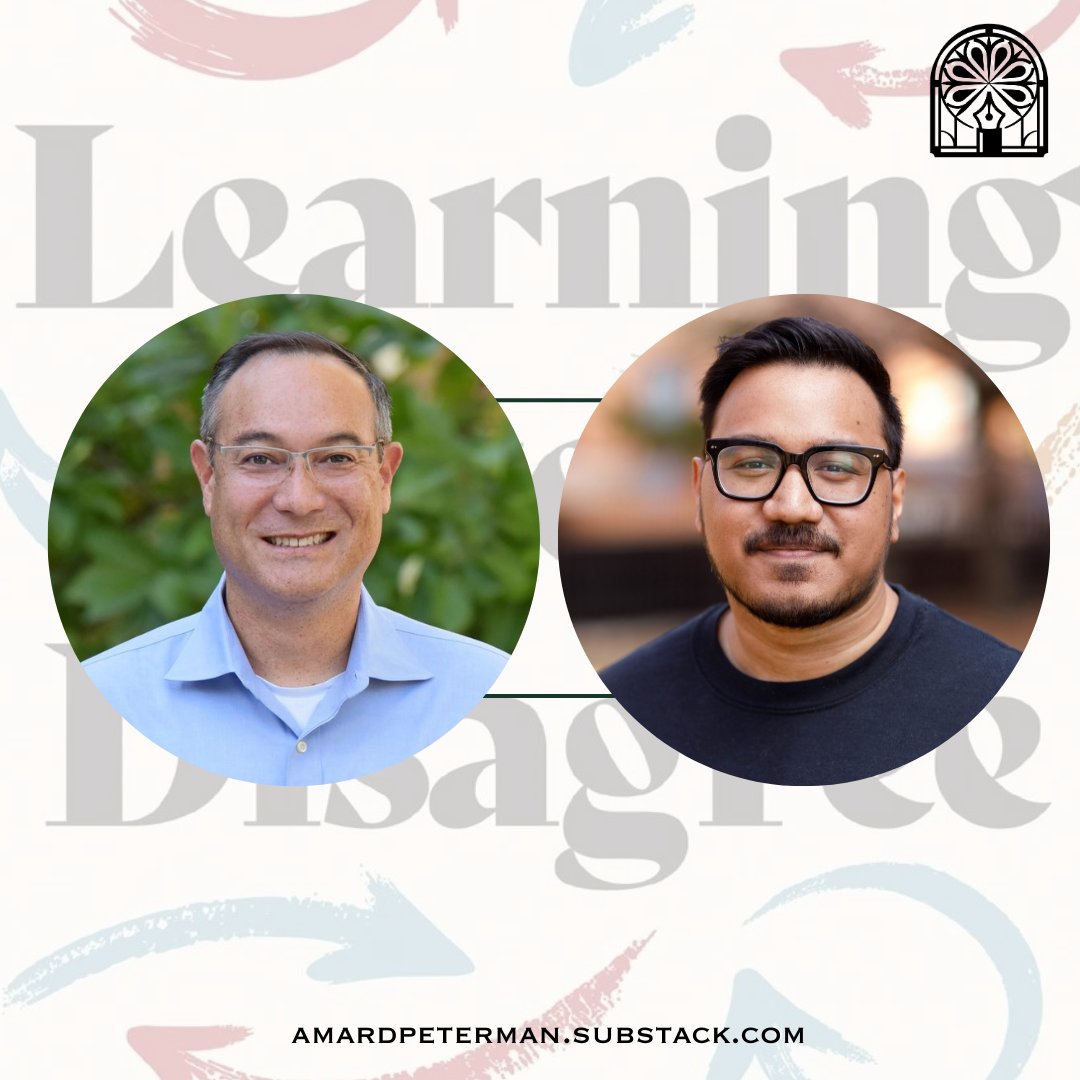 I really enjoyed this conversation with @JohnInazu! We talk about his new book 'Learning to Disagree,' the relationship between the law and violence, the role of faith formation in how we approach disagreement, and more. Available wherever you listen to podcasts.