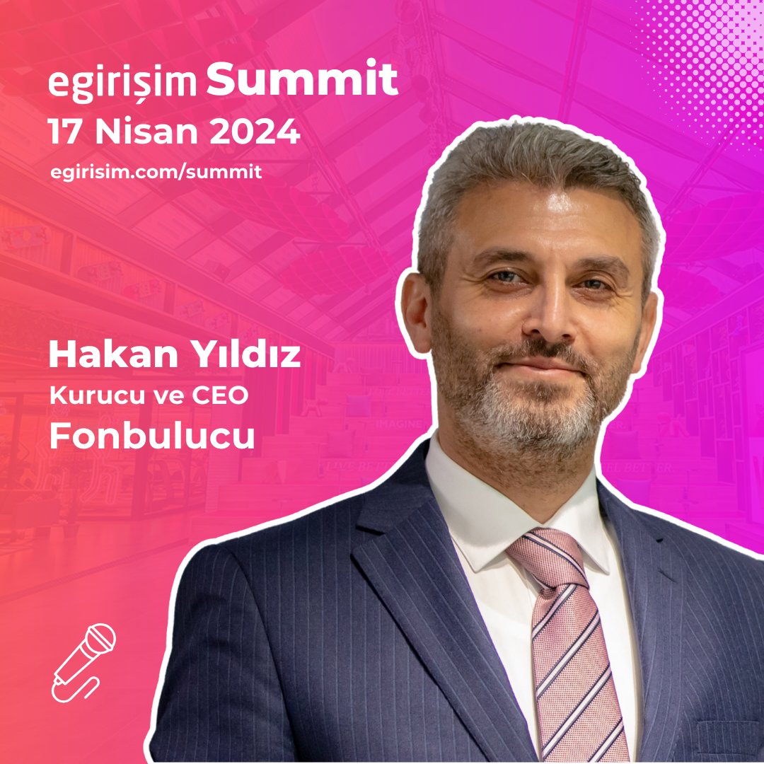 Paya dayalı kitle fonlama platformu <a href="/fonbulucu/">fonbulucu</a> kurucusu ve CEO'su <a href="/hakan_yildiz/"></a>, 17 Nisan'da egirişim Summit sahnesinde 🎙️ egirisim.com/summit/