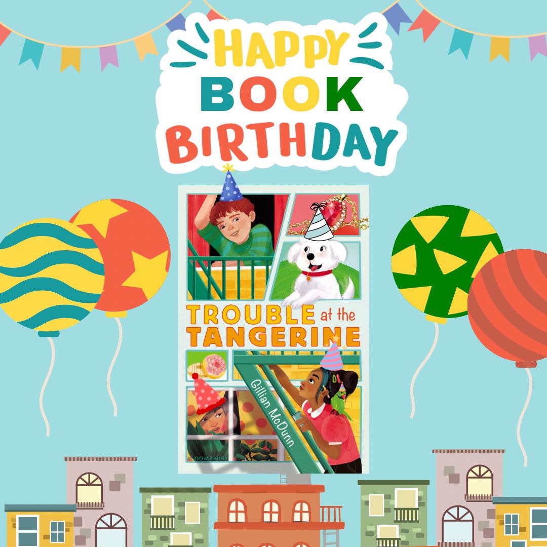 TROUBLE AT THE TANGERINE is out in the world today! Perfect for emerging independent readers, book clubs, and read-alouds …I hope readers love this fun, quirky mystery with “only murders in the building” vibes. 💎 🦜 🛴 🍊 Thanks to @bloomsburykids @GalltZacker for supporting!