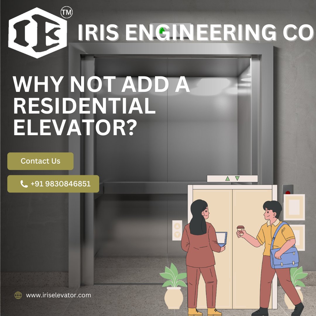 irisengineer's tweet image. Why Not Add a Residential Elevator?
📷📷📷 Elevate your lifestyle with seamless accessibility and unparalleled convenience. Iris Engineering’s residential elevators blend style with functionality, adding a touch of sophistication.
iriselevator.com
#liftmanufacturerkolkata