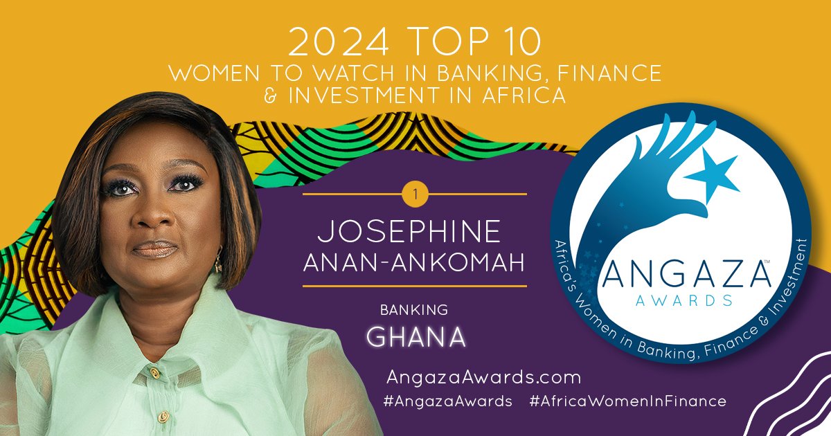 Congratulations🥂to our Managing Director &amp; Regional Executive for CESA - Josephine Anan-Ankomah as she clinches the top spot in this year's #AngazaAwards for her remarkable leadership!
Discover more about her and other honorees at: angazaawards.com/2024profiles

#AfricanWomenInFinance