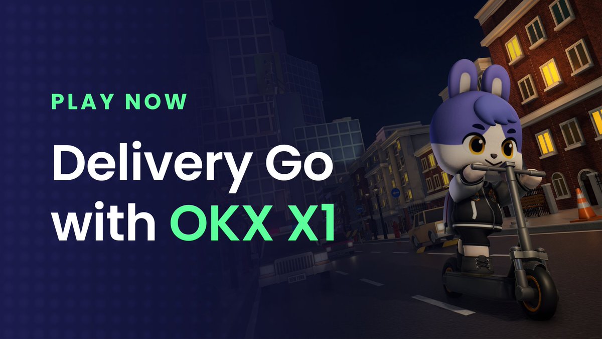 Introducing Redbrick's new ON-Chain event:
🛴Delivery Go for <a href="/okx/">OKX</a> X1🛴

Easier games, Bigger rewards

1. Play 'Delivery Go'
2. Click [Claim Point]
3. Points will be awarded once the transaction is completed

👉redbrick.land/web3-portal/ok…

Don't miss out on today's reward 🤑
