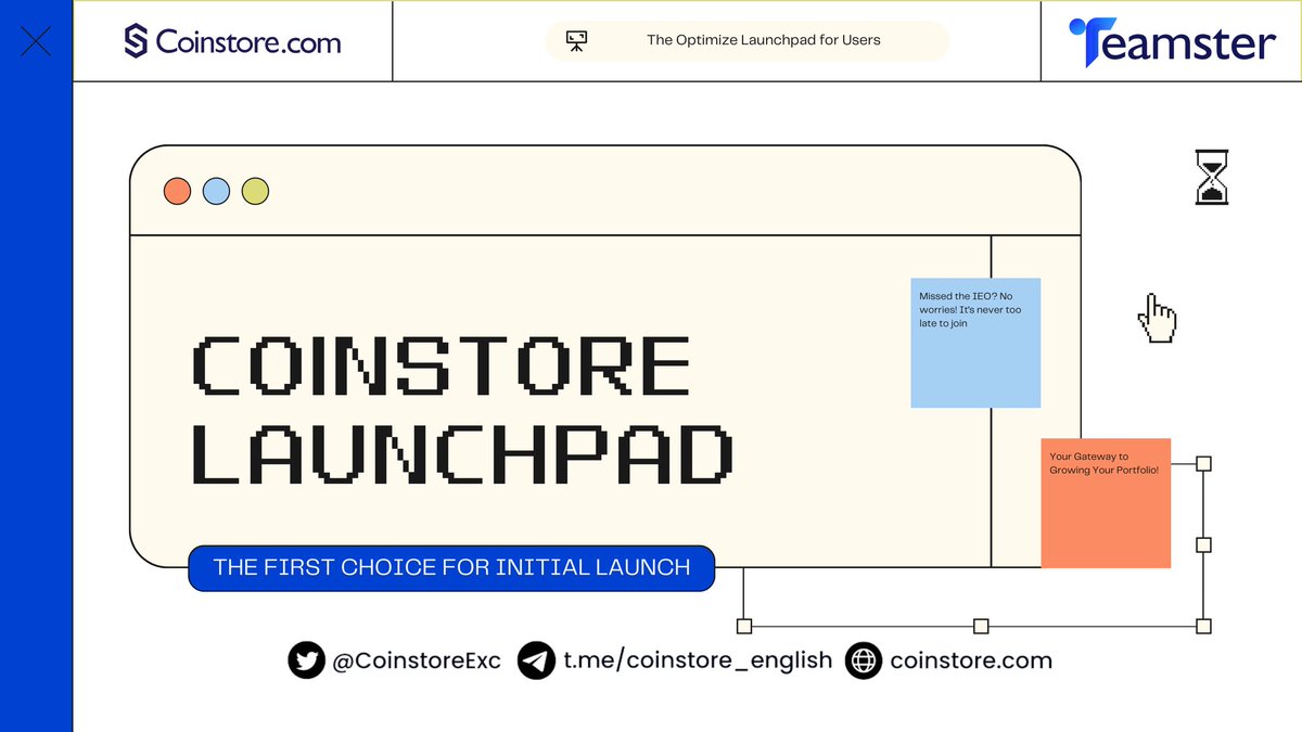 Whitelist Subscription gives you twice the fun, double the gains. 🎉💰
On @coinstoreExc Launchpad, you can enjoy double the perks by subscribing to both Whitelist and General pools simultaneously. 
For more details:
tinyurl.com/cxkndn3u
#choosecoinstore #investment #TRADINGTIP