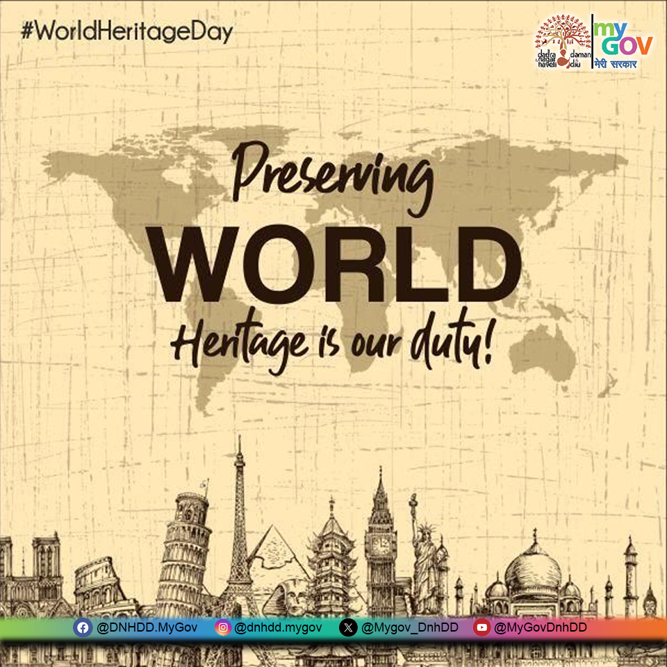 Celebrating our rich cultural heritage on #WorldHeritageDay! Let's cherish and protect the diverse treasures of our past for future generations. From ancient wonders to natural marvels, let's unite to preserve our shared legacy. #HeritageDay #PreserveOurPast