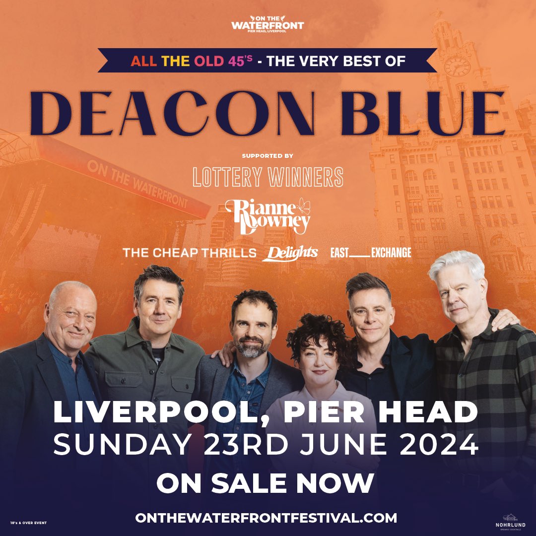 We’ve just crossed the border into Scotland, so seems the perfect time to announce these MASSIVE support shows with the iconic @deaconbluemusic! One at the amazing Scarborough Open Air Theatre and one at Liverpool’s Pier Head. Tix are on sale right now!