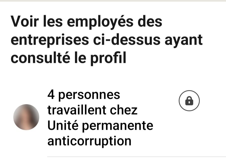 AnnieTrudelmtl's tweet photo. Tentative d'intimidation ?!?

Pas une, ni 2, ni 3, mais bien 4 personnes de l'UPAC ont consulté mon profil LinkedIn !

Ce n'est certainement pas pour m'offrir une job d'enquêteur !!!

🤬 https://t.co/Xd4dHl9KtR