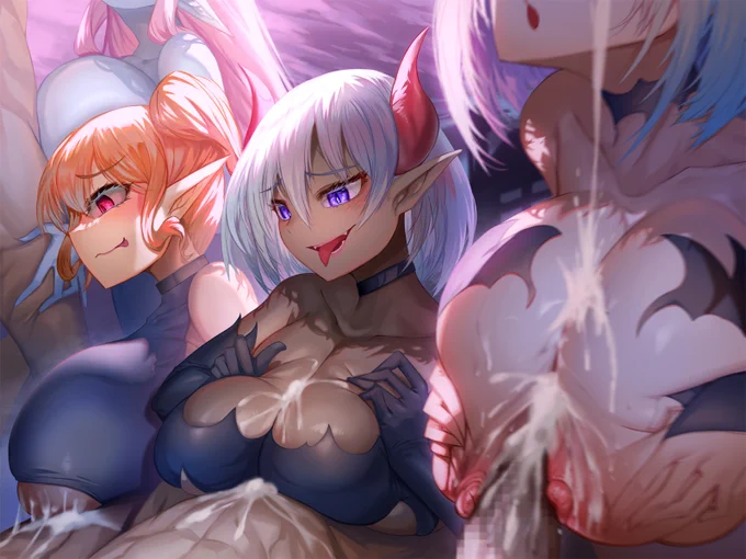 エッチな悪魔たちの強襲 