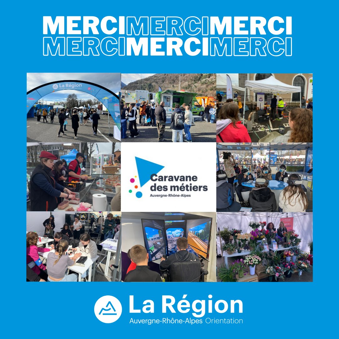 📢 Clap de fin pour la 3e édition de la Caravane des métiers ! 🙏 Un grand merci à nos partenaires, aux exposants, aux villes accueillantes, aux visiteurs venus nous rencontrer tout au long de la tournée et à toutes les personnes ayant contribué au succès de l’événement !