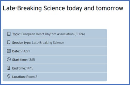 ▶️Don't forget: CABA-HFPEF-DZHK27 has been selected for presentation in the dedicated Late Breaking Trial Session at #EHRA2024 in #Berlin! Tuesday, 9th April 2024, at 13:15 - 14:15 (Room 2) Hope to see you there tomorrow! @ChariteBerlin @dhzcharite @DGK_org @dzhk_germany