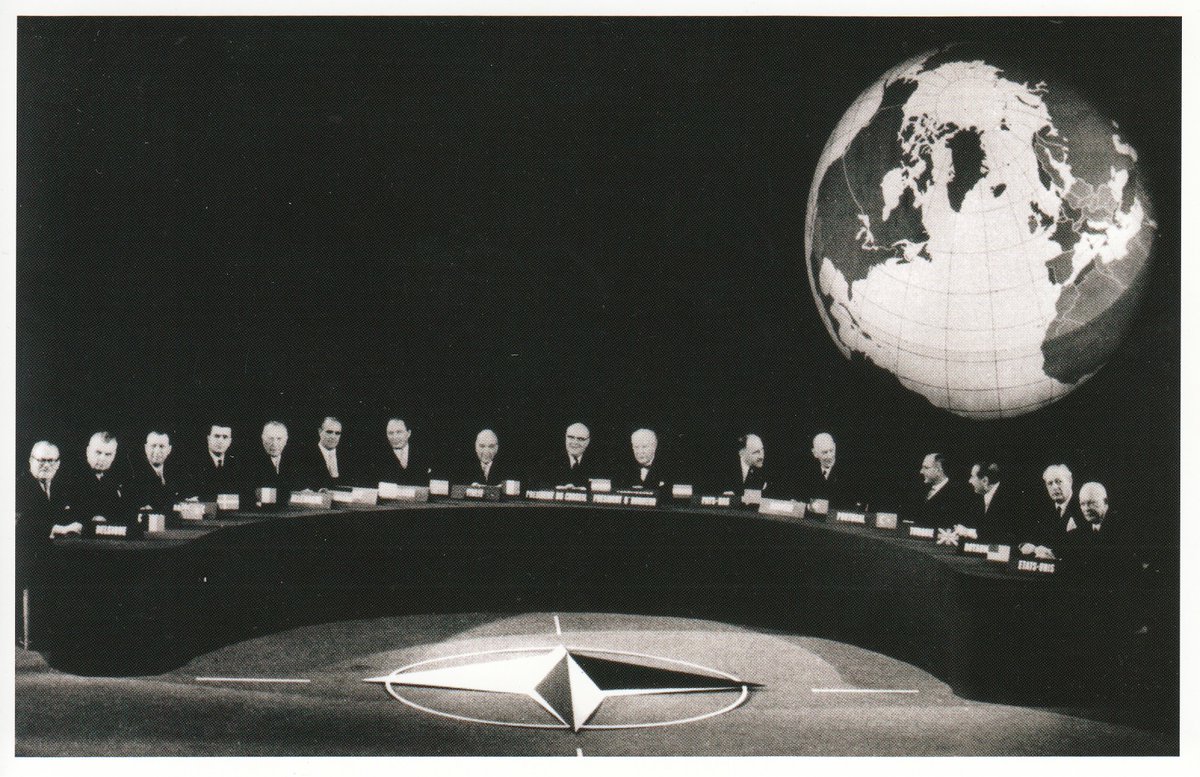 On 4 April 1949, the leaders of 12 countries gathered in the US capital to sign the Washington Treaty, establishing @NATO. After 75 years, the Alliance of 32 countries continues to be the guarantor of security and stability throughout the Euro-Atlantic. #1NATO75years
