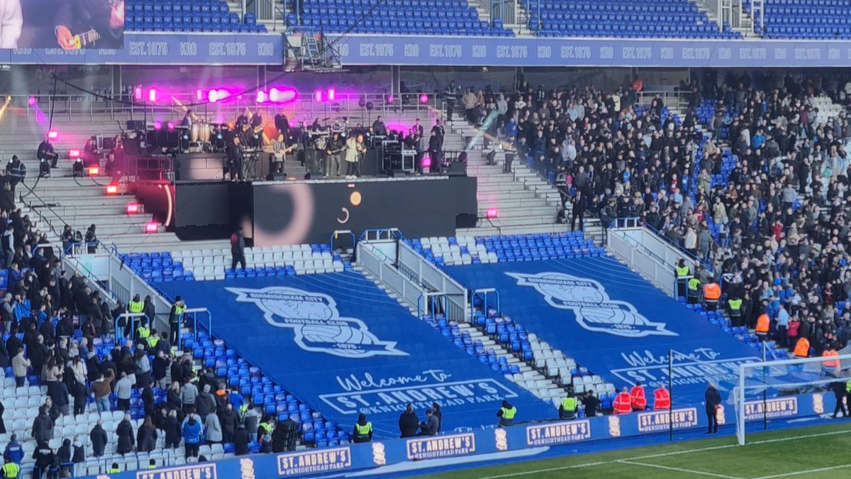 What a show! @UB40OFFICIAL rock out with @BCFC fans at the newly christened stadium, St. Andrew's @ Knighthead Park 🎸 The #Birmingham born band started their world tour yesterday at the home of the blue noses 🔵 Be sure to catch them live: ub40.global/tour/