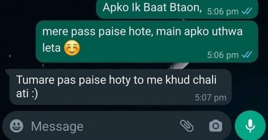 Momna000's tweet photo. Baat to Theek Hai 😂 https://t.co/bkLMl8wmBX
