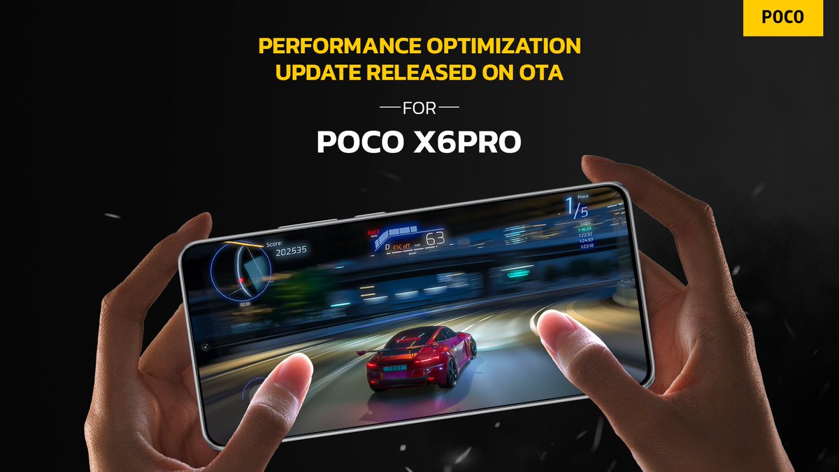 Unlock neXt level performance standards with the OTA update on your #POCOX6Pro #TheUltimatePredator #POCOIndia #POCO #MadeOfMad