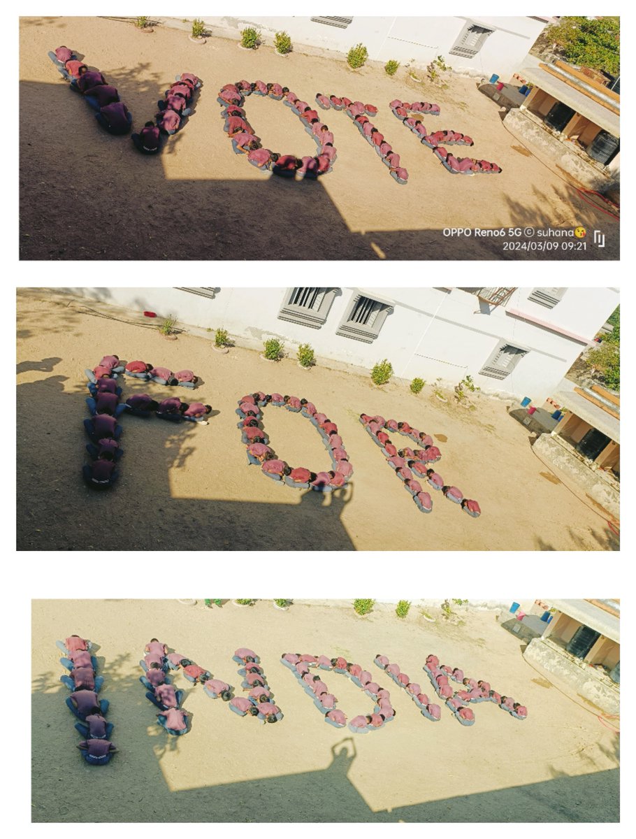 #LokSabhaElection2024 

કચ્છ જિલ્લાની શાળાઓમાં મતદાન જાગૃતિ અભિયાન અંતર્ગત "VOTE FOR INDIA" થીમ ઉપર કરેલી પ્રવૃત્તિઓ.

#IVoteforSure #MeraVoteDeshkeliye #ChunavKaParv #DeshKaGarv #EveryVoteCounts #DemocracyMatters #VoiceYourChoice #ElectionAwareness
<a href="/ECISVEEP/">Election Commission of India</a> <a href="/CEOGujarat/">Chief Electoral Officer, Gujarat</a>