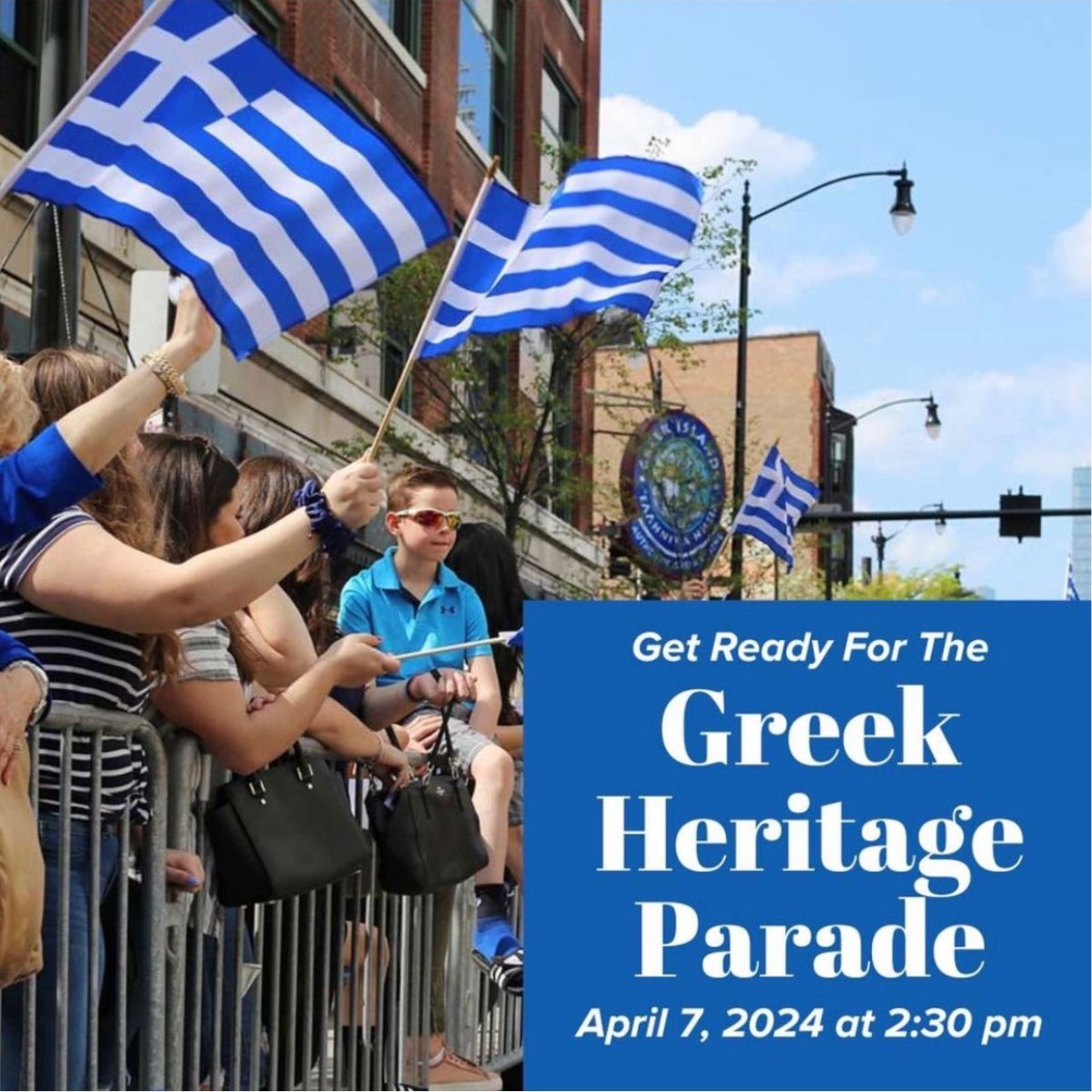 I am greatly looking forward to being with @MetNathanael and the @EnosisOfficial this weekend for the Chicago Greek Independence Day Parade! Please join us at Annunciation Cathedral on Sunday morning and in Greektown on Halsted Street in the afternoon to celebrate together!