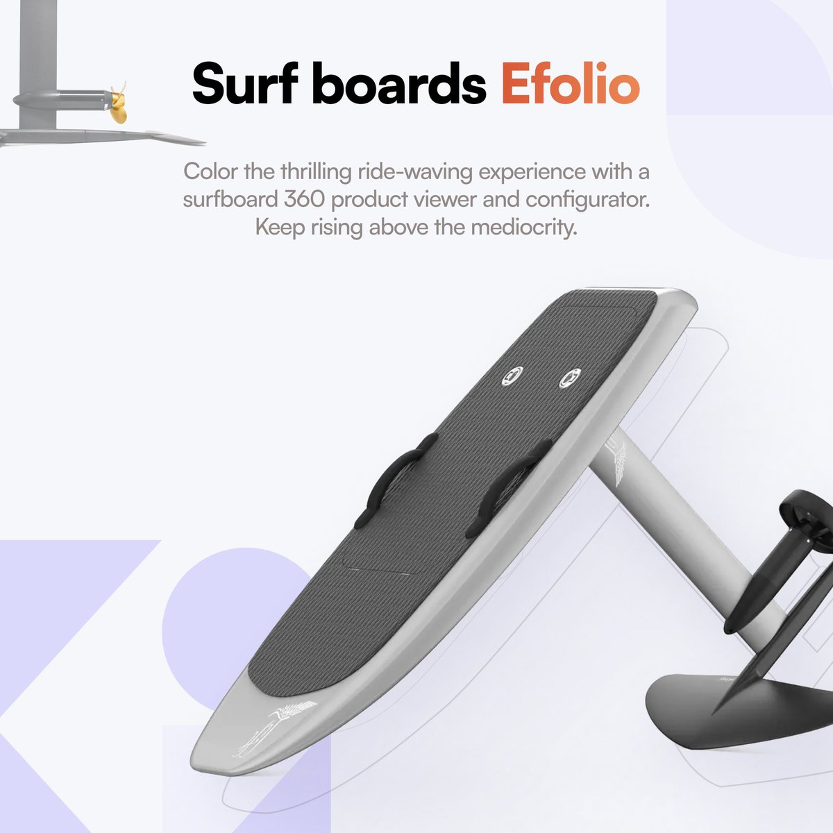 amaspace_co's tweet photo. Ride the wave of innovation with @amaspace's 3D customizer for Efolio #surfboards! 🏄‍♂️💻 Transform your #surf gear with a digital touch - it's the future of #customization! Want to see it in action? ✅Book a demo to catch the tech tide today! 🌊 #3DCustomizer #3D https://t.co/IJ3DxPdvQ4