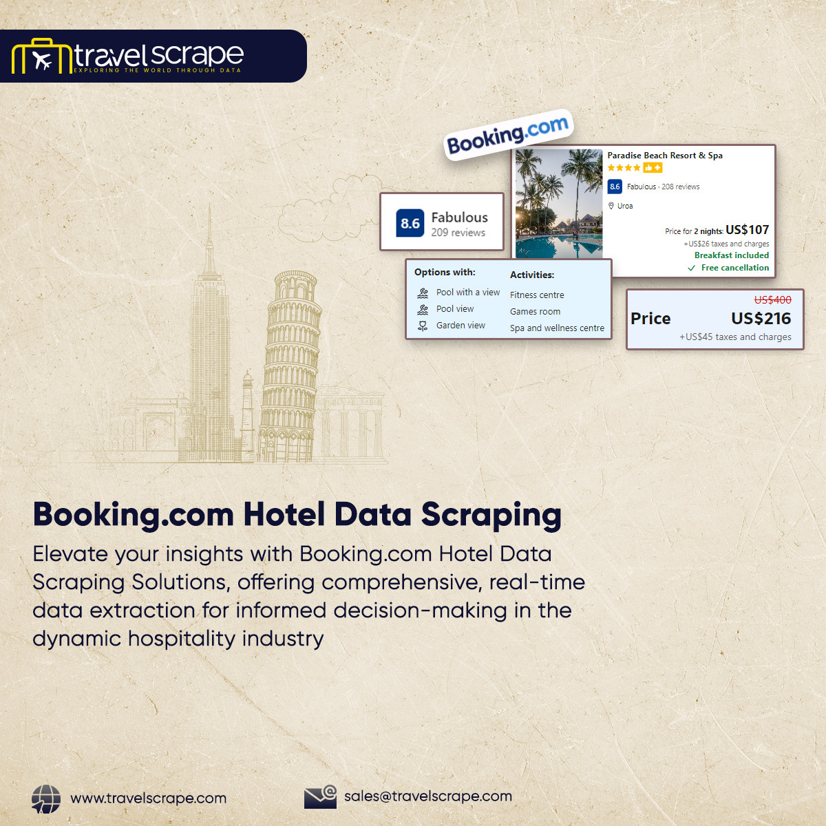 travelscrape's tweet image. Elevate your insights with #BookingHotelDataScrapingSolutions offering comprehensive, real-time data extraction for informed decision-making in the dynamic hospitality industry

Know More: travelscrape.com/booking-com-ho…

#ExtractHotelDataFromBooking
#ScrapeHotelDataFromBooking
#USA #UK