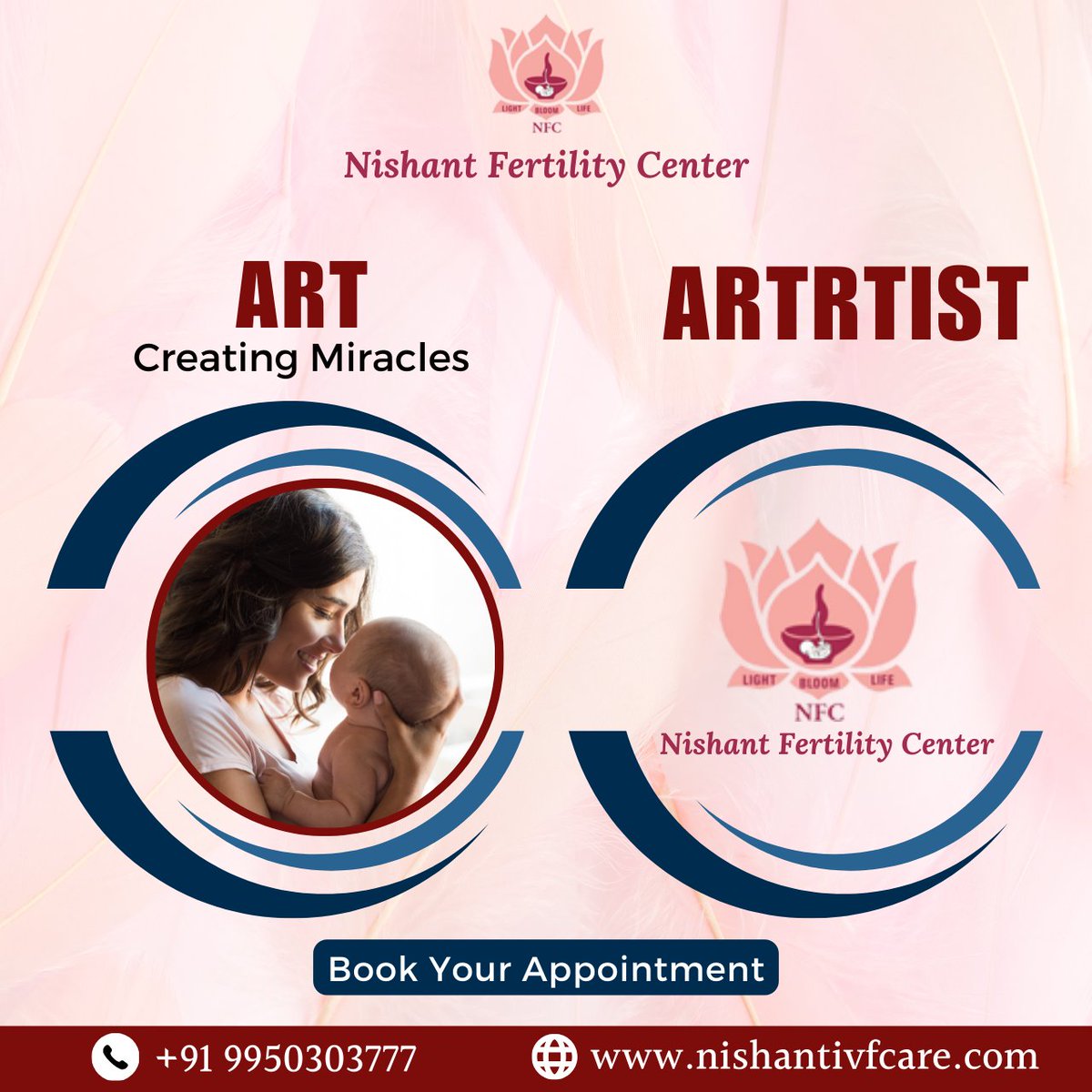 nfcjaipur's tweet image. Crafting miracles with care and expertise at Nishant Fertility Center. 
Call us today at +91 9950303777

#Fertility #ParenthoodJourney #IVFMiracles #Infertility #FertilityJourney #ParenthoodDreams #InfertilitySupport #IVFbaby #Pregnancy #parenthood #TestTubeBabyCentre #IVFClinic