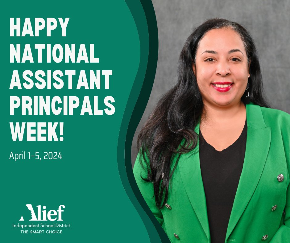 April 1-5 is National Assistant Principals Week! A big thank you to Ms. Corrinne Knowles for all the ways you contribute to the success of Hicks Elementary! #APWeek24 @AliefISD