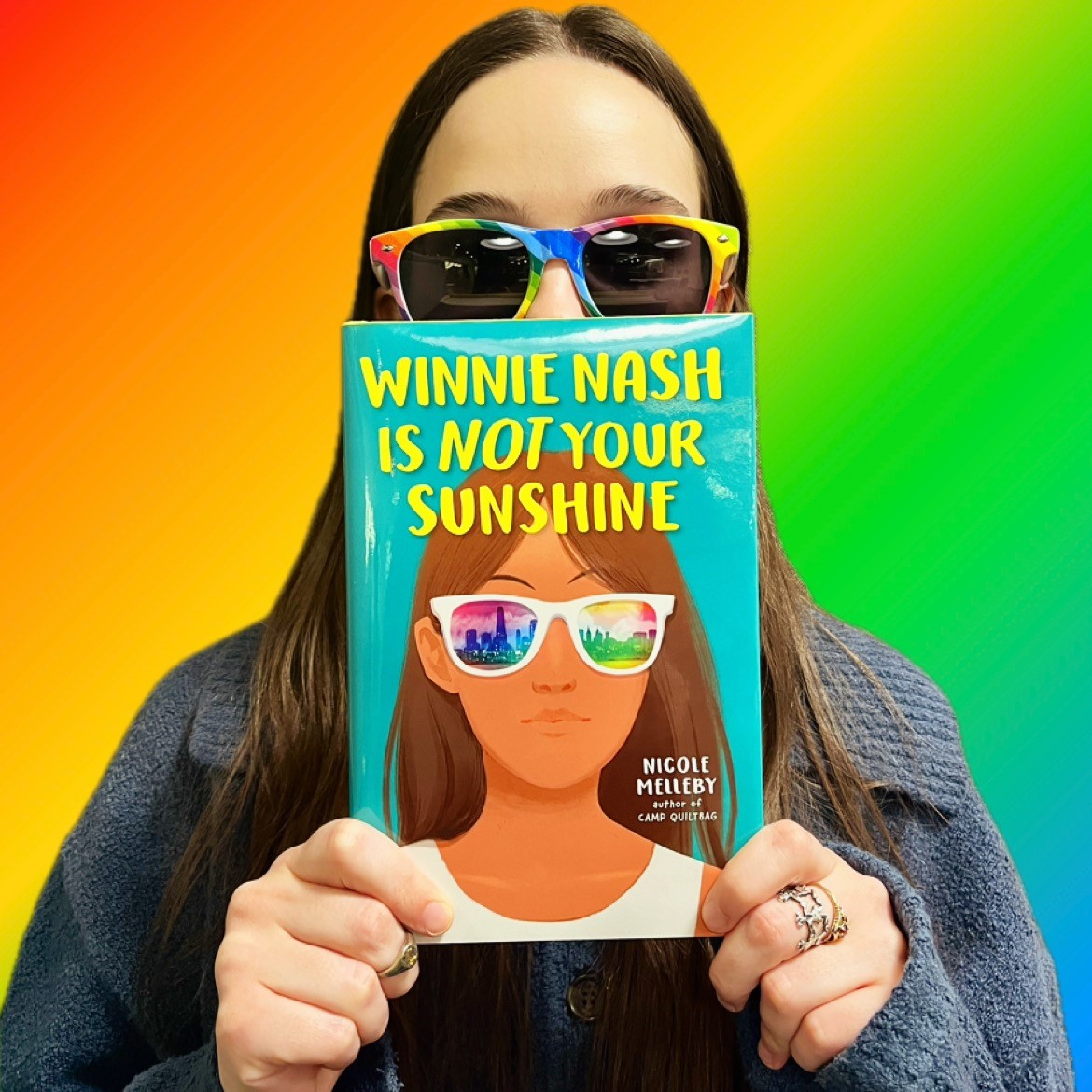 ON SALE TODAY! New from acclaimed author @LadyMelleby, the 'powerful' (Kirkus) and 'triumphant' (Booklist) WINNIE NASH IS NOT YOUR SUNSHINE! 🌈☀️ tinyurl.com/winnienash