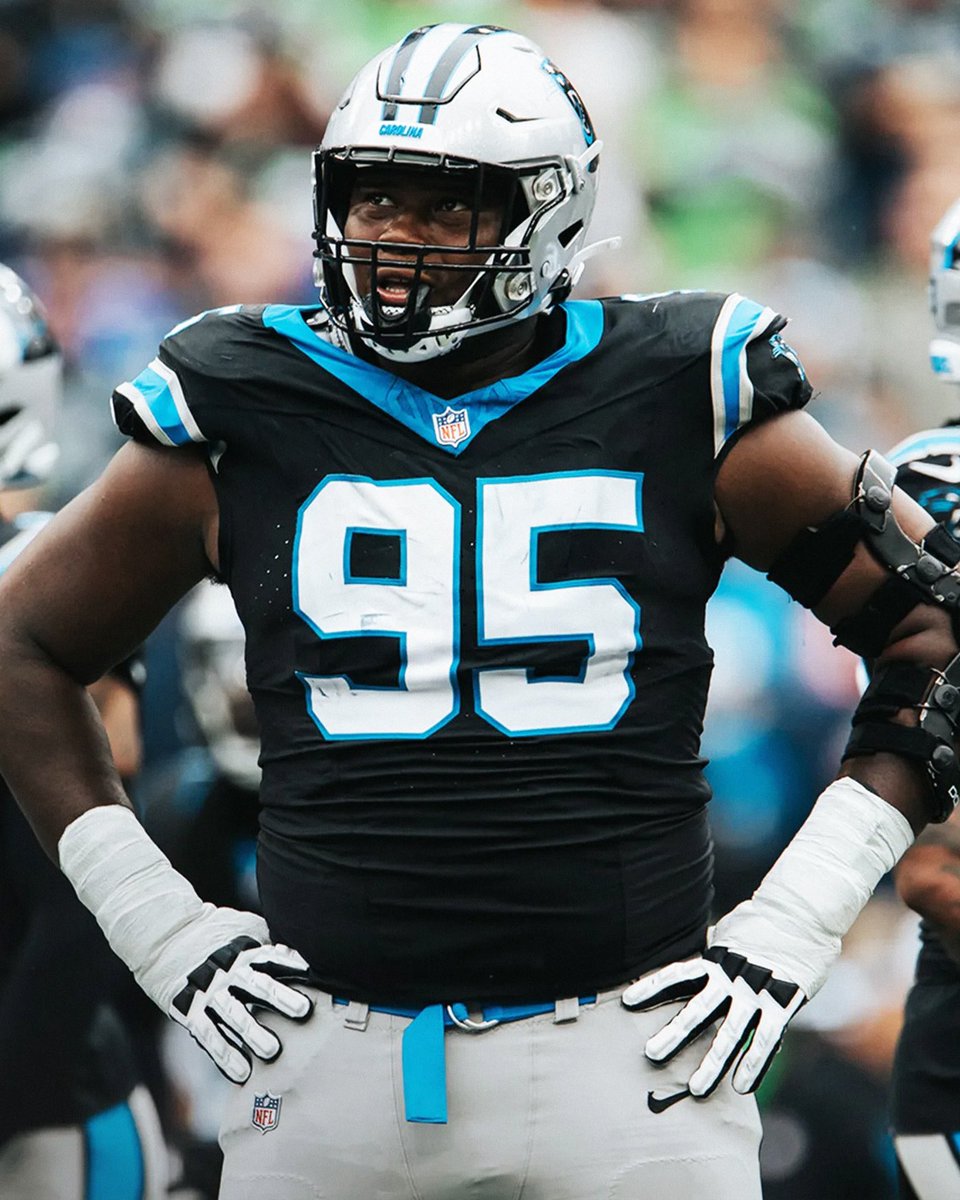 Derrick Brown was ranked as the 36th best player in the league on the @PFF Top 101 list. Brown was historically disruptive, leading all interior defenders in stops (53), solo tackles (73), and his run-defense grade was an elite 90.0 after only missing five tackles all season.