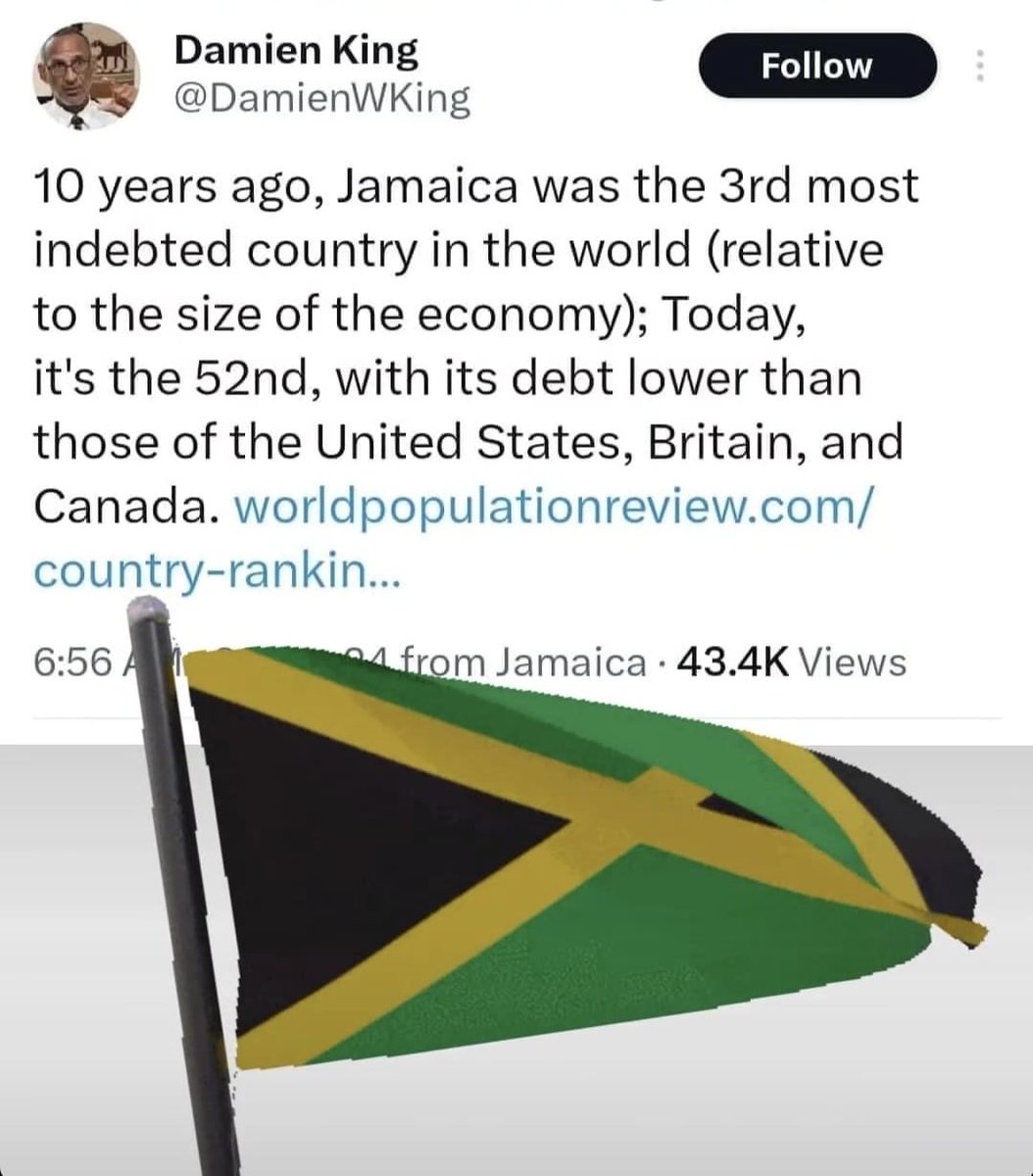 Good news Tuesdays - this Andrew Holness led administration is fueled by one thing only, and that is to improve the lives of all Jamaicans . This will be achieved by strengthening our dollar and Lessing our debts so that we can invest in our human capital.