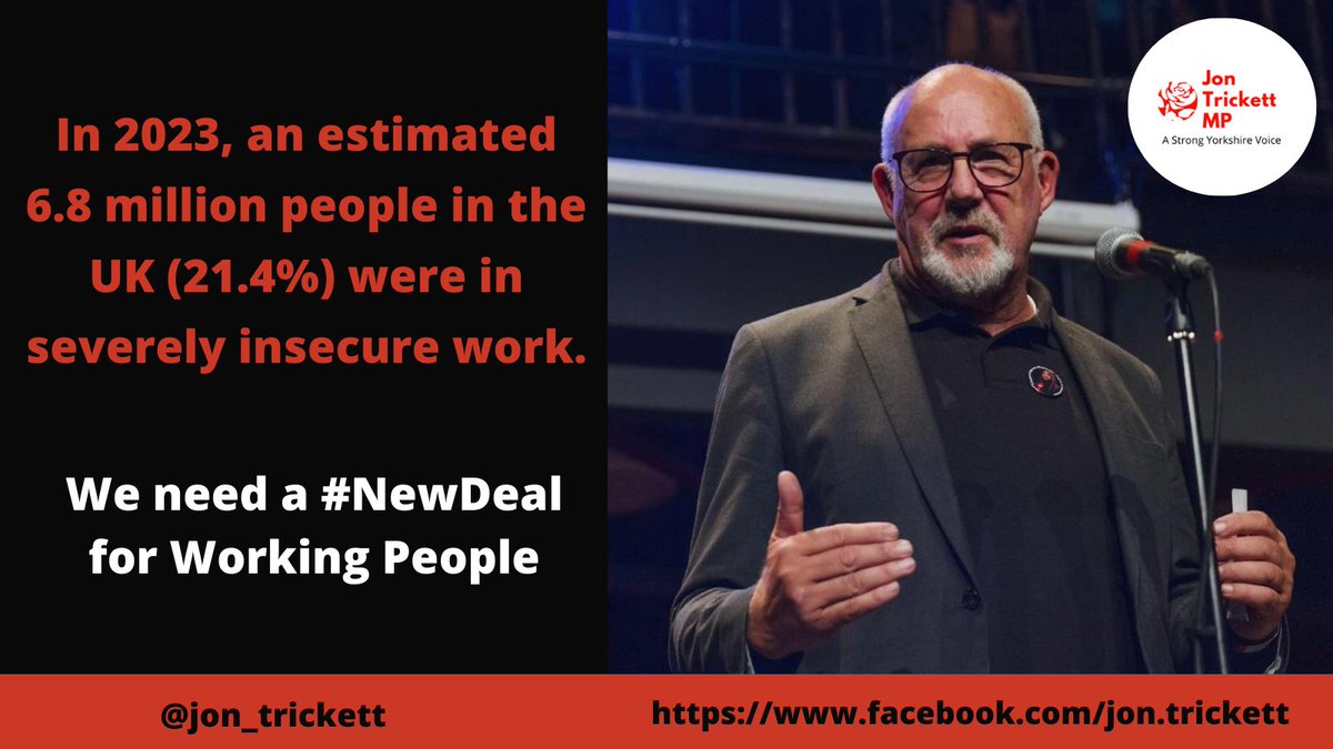 jon_trickett's tweet photo. Every worker deserves security, dignity and respect. https://t.co/kFM2wVIVbk