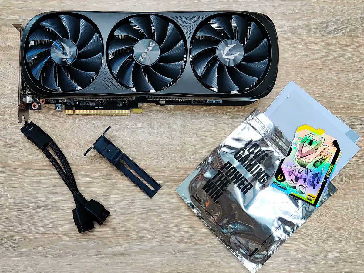 ZOTACFrance's tweet photo. Performance, silence, design. 
Le trio gagnant de la ZOTAC GAMING GeForce RTX 4070 Ti SUPER 🏅

Pour en savoir plus, lisez le dernier test de @TomsHardware_Fr  :
👉  https://t.co/XCXXoVq3Iw

#RTXOn #RTXSUPER #ZOTACGAMING 

Crédit 📸 : Tom's hardware FR https://t.co/Xl7jvyJsFw