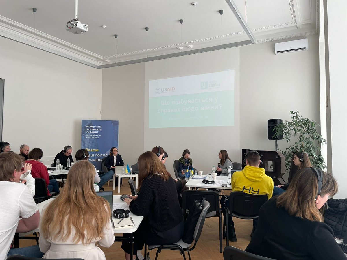 T.M.C. Asser Instituut (@tmcasser) on Twitter photo ⚖️<a href="/TMCAsser/">T.M.C. Asser Instituut</a> & <a href="/GRC_HumanRights/">Global Rights Compliance</a> launch the 'Fair Trial Indicators' developed specifically for #journalists and #CSOs monitoring conflict-related trials in Ukraine. It was recently used in a training for trial monitors held in #Kyiv
🔗Download the indicators asser.nl/matra-ukraine/… ⚖️<a href="/TMCAsser/">T.M.C. Asser Instituut</a> & <a href="/GRC_HumanRights/">Global Rights Compliance</a> launch the 'Fair Trial Indicators' developed specifically for #journalists and #CSOs monitoring conflict-related trials in Ukraine. It was recently used in a training for trial monitors held in #Kyiv
🔗Download the indicators asser.nl/matra-ukraine/…