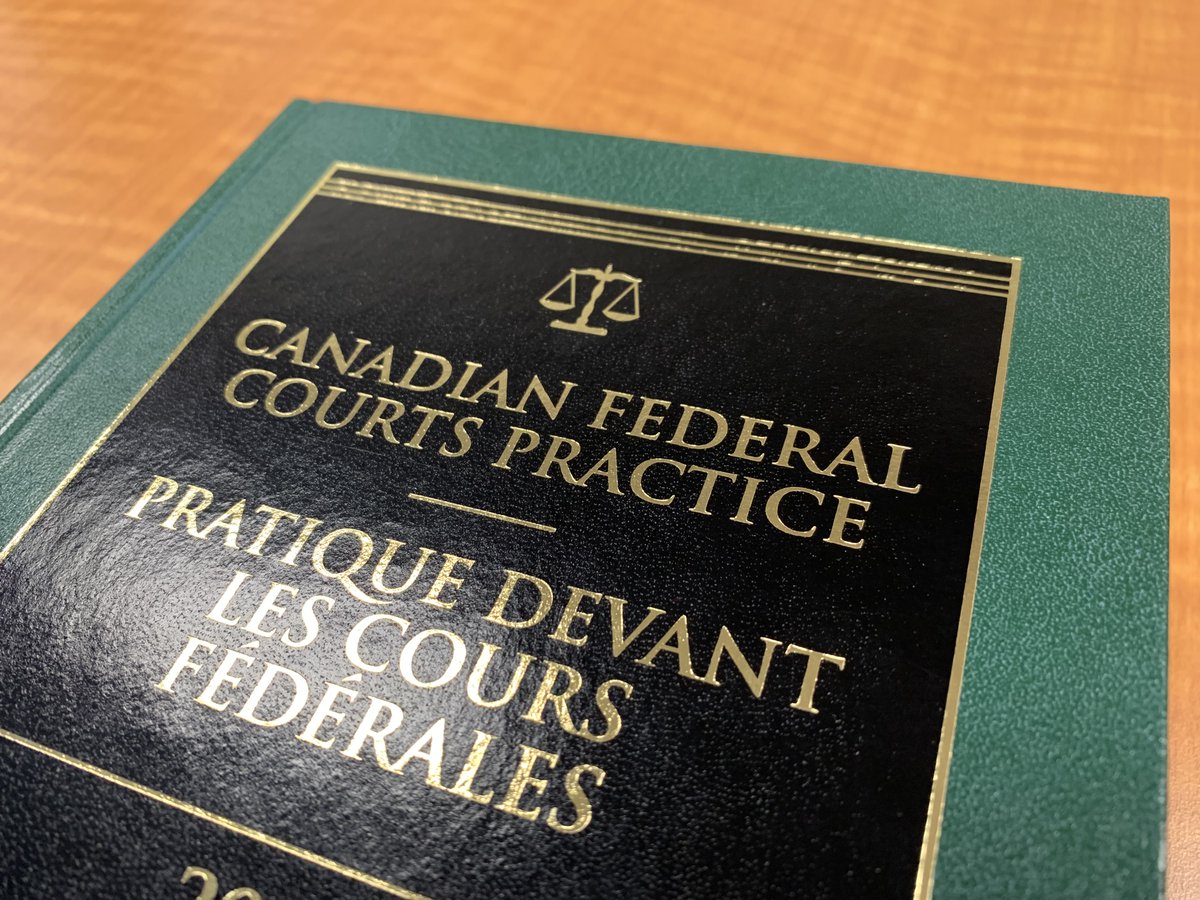 Invitation to Participate: Global Review of the Federal Courts Rules
DEADLINE: July 2, 2024 fca-caf.ca/en/home