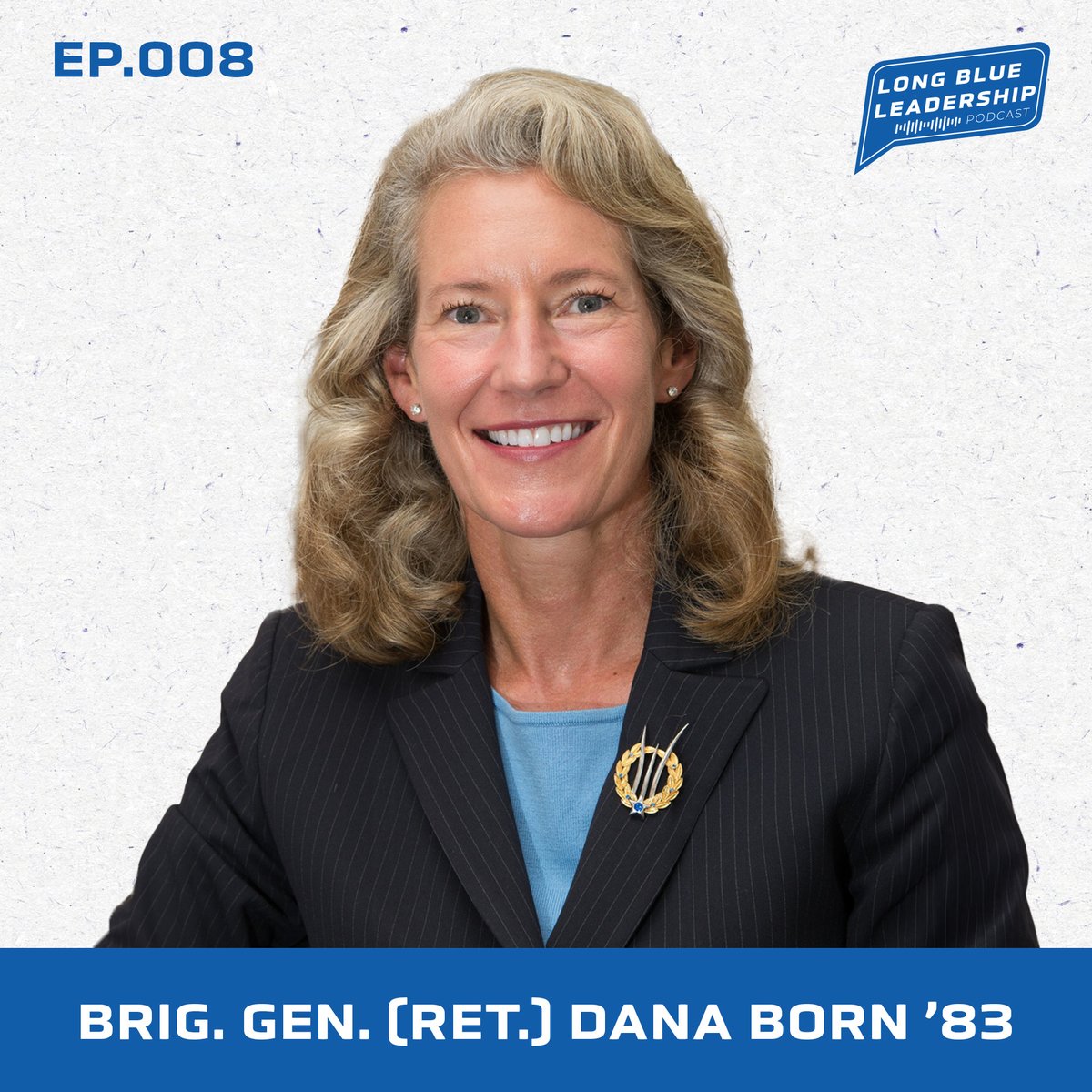 To influence for good, character paired with strong leadership skills is paramount. Brig. Gen. (Ret.) Dana Born '83 brings the two together in Ep. 8 of Long Blue Leadership. 𝙇𝙞𝙨𝙩𝙚𝙣 𝙉𝙤𝙬! bit.ly/3TUU3Xs